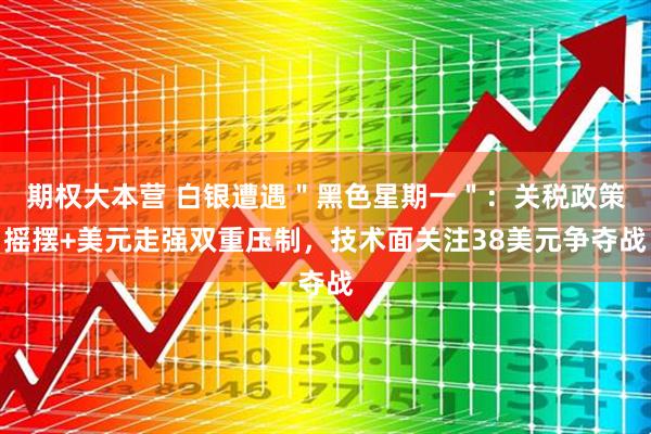 期权大本营 白银遭遇＂黑色星期一＂：关税政策摇摆+美元走强双重压制，技术面关注38美元争夺战