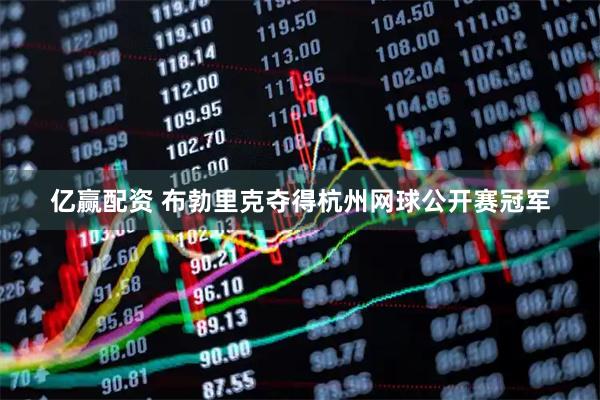 亿赢配资 布勃里克夺得杭州网球公开赛冠军