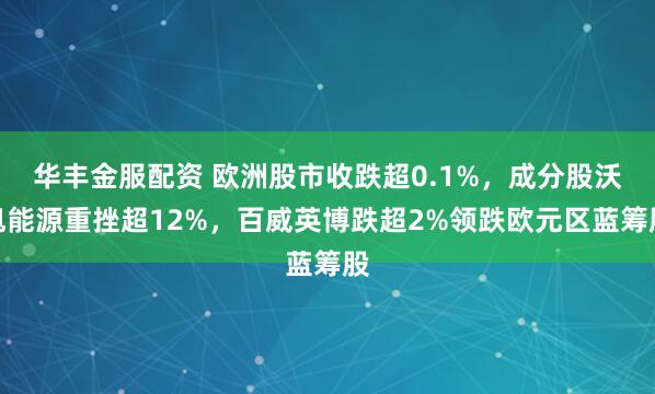 华丰金服配资 欧洲股市收跌超0.1%，成分股沃旭能源重挫超12%，百威英博跌超2%领跌欧元区蓝筹股